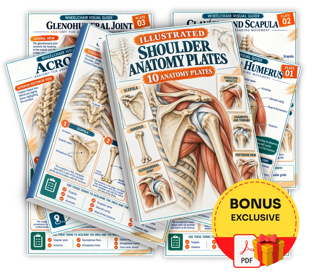 Illustrated Shoulder Anatomy Plates